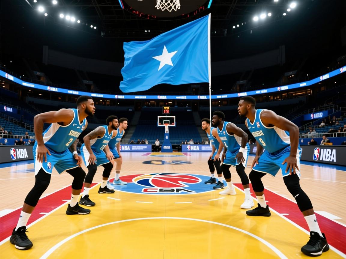 索马里队球员挺身迎战，宣示军心  第3张